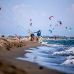Long Beach Kite Surfer Ulcinj